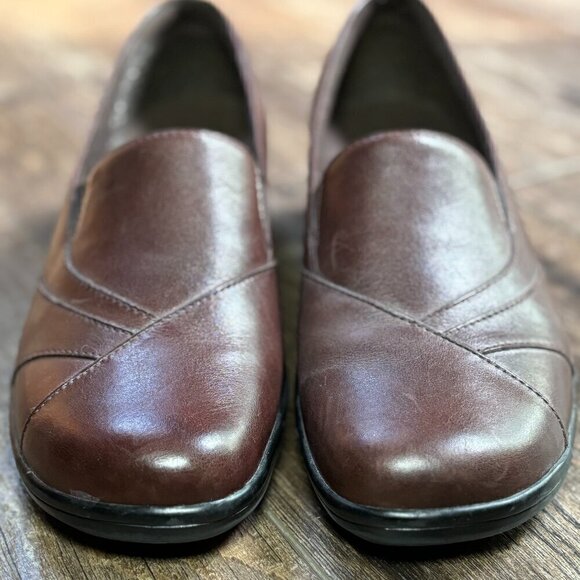 Clarks Bendables Blackberry Slip-On Dark Brown Women's Size 7.5 - Picture 2 of 14